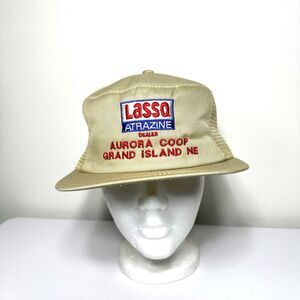 Lasso Atrazine Dealer Trucker Hat Herbicide Farm Snapback Swingster USA